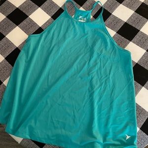 High neck workout top